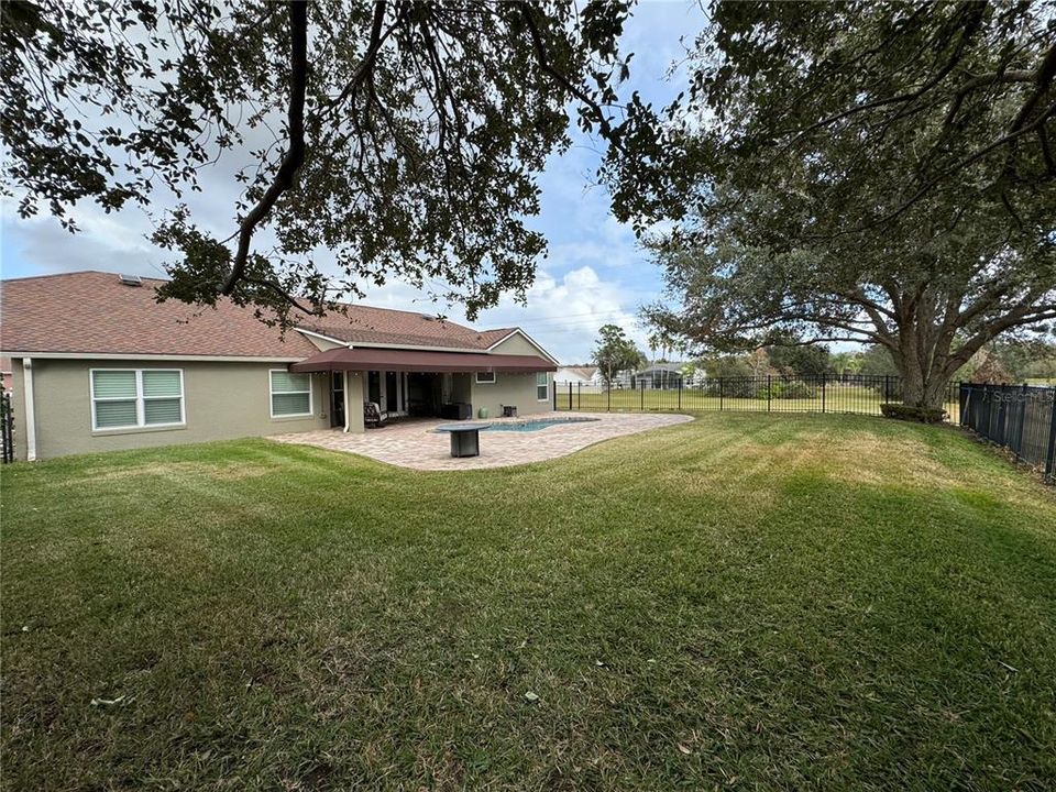 Open Field on Side of House