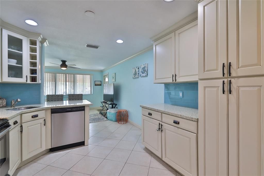 Kitchen with cabinetry