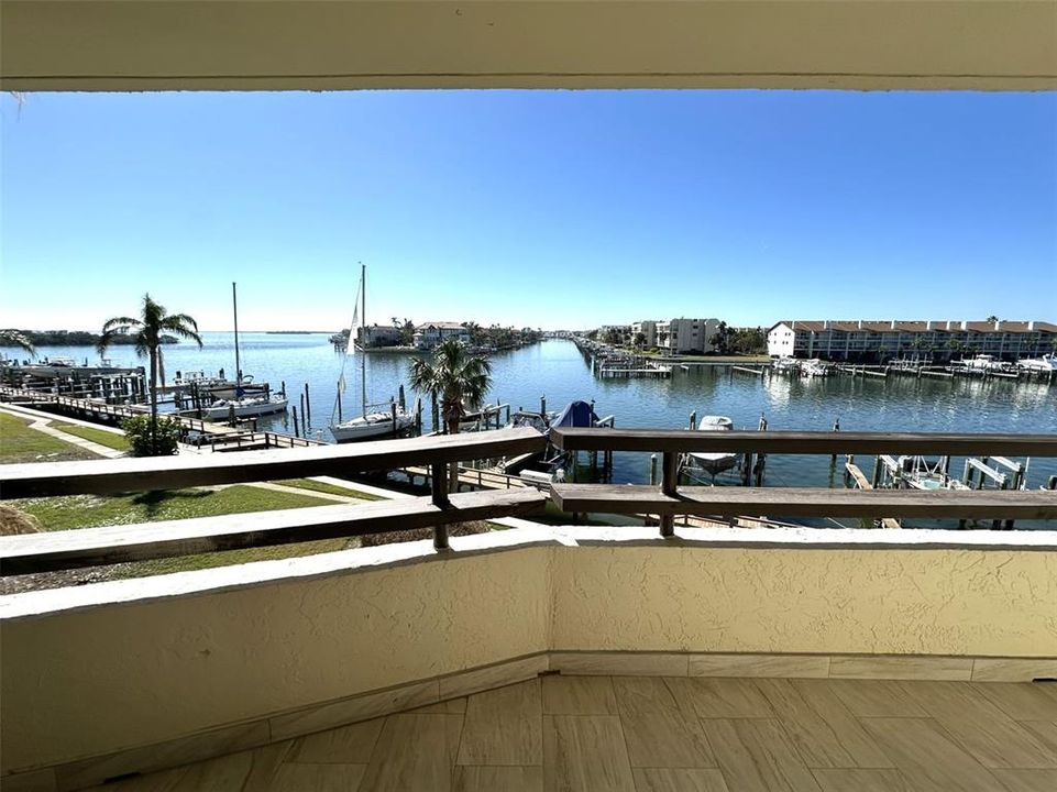 Gorgeous views from your oversized waterfront balcony