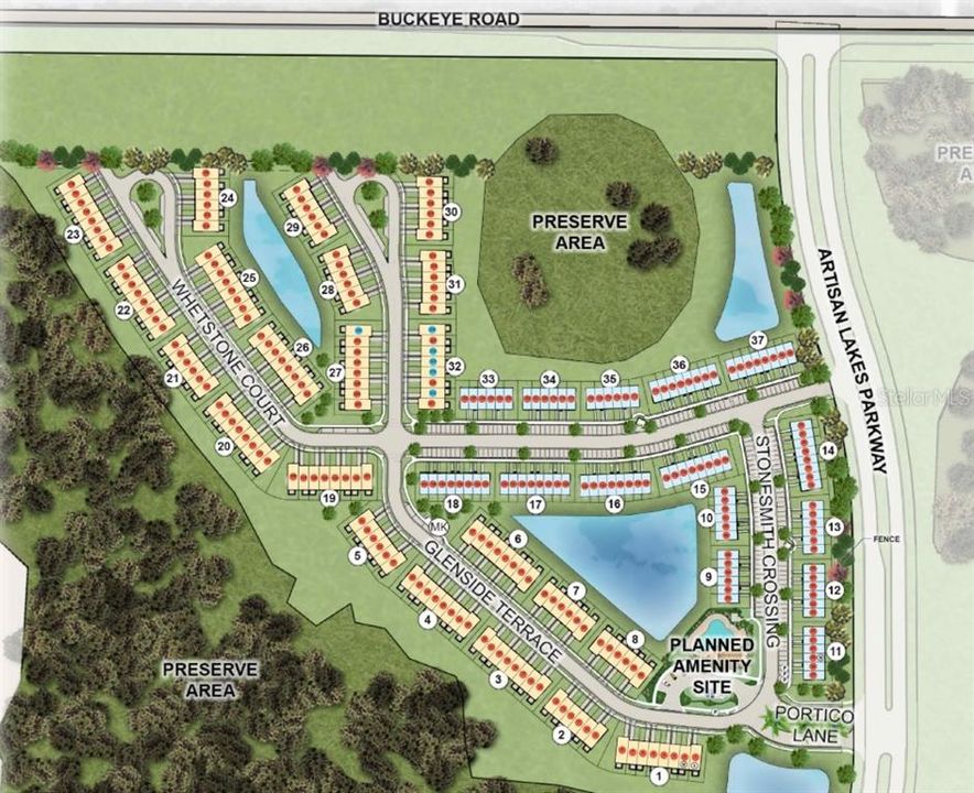 Edgestone at Artisan Lakes Sitemap