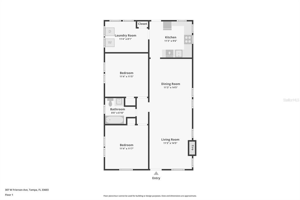 For Sale: $385,000 (3 beds, 1 baths, 960 Square Feet)