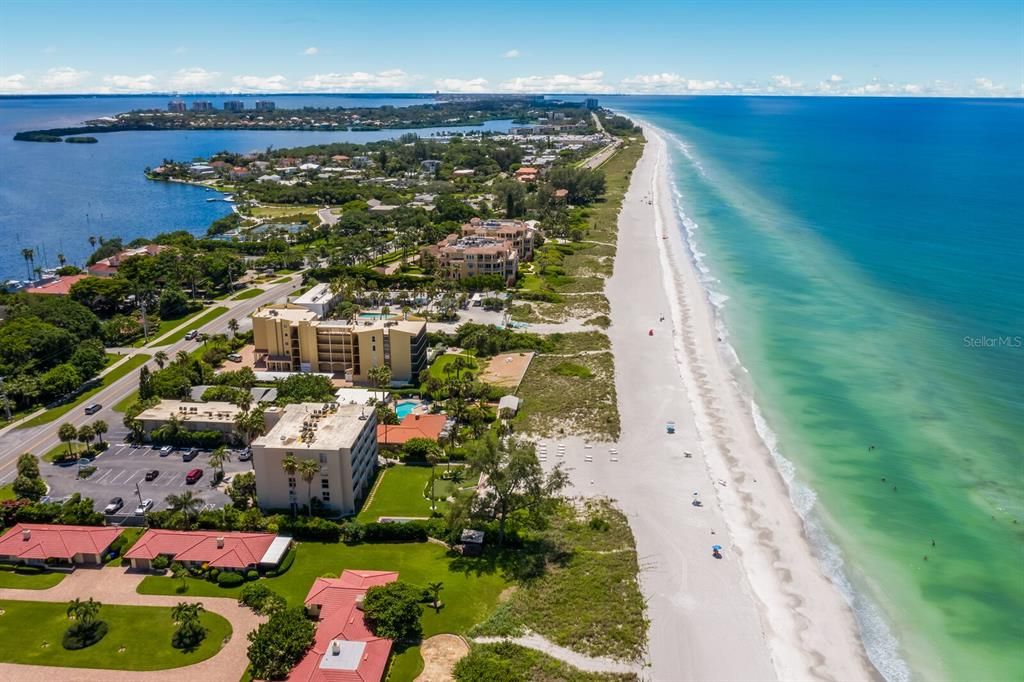 Gorgeous white sand beach goes for miles