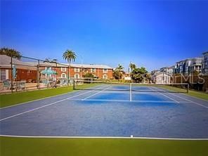 Tennis court. Pickleball, too!