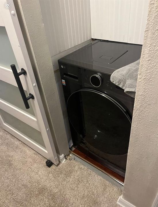 new combo washer/dryerwith " barn door"