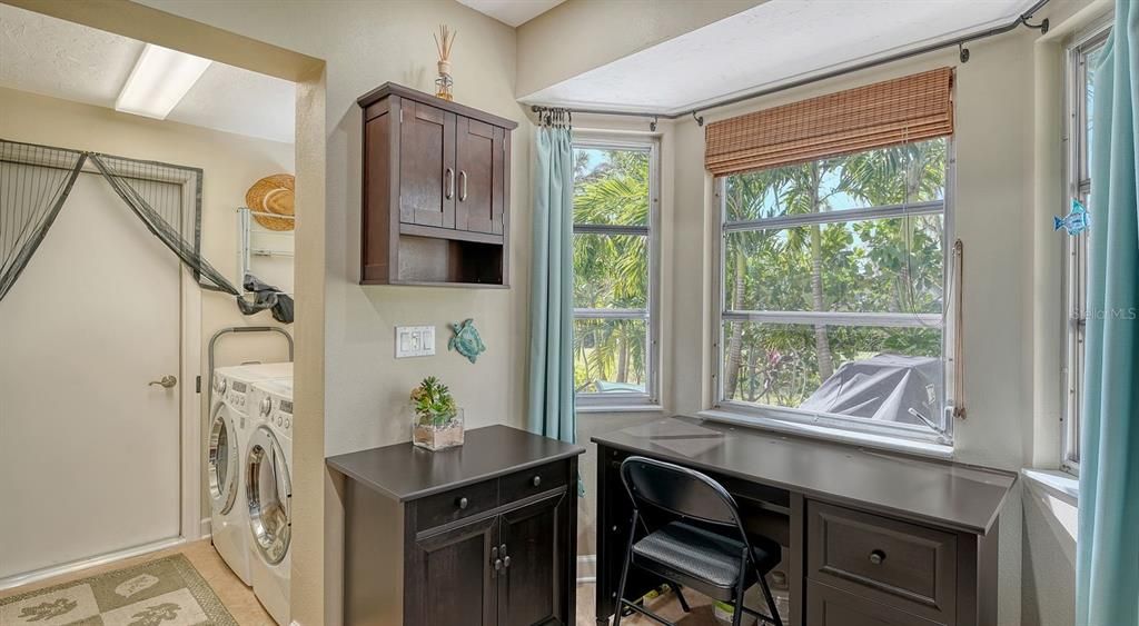 Kitchen with an Office Area or could be a Dinette Area