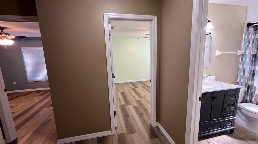 Hallway between 2nd and 3rd bedroom