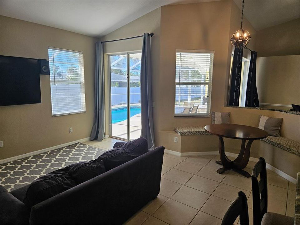 Living Room and Breakfast Nook