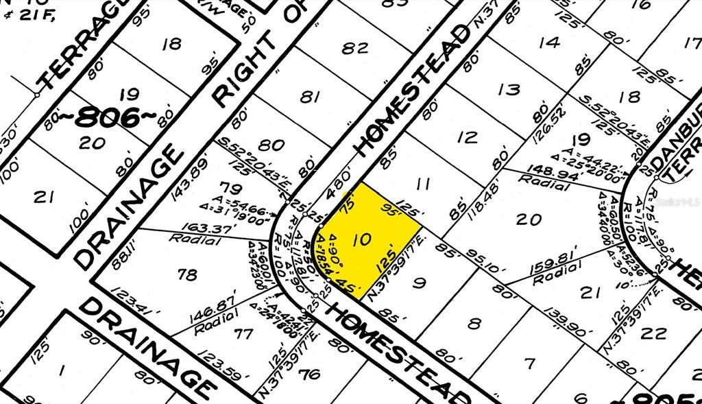 Plat Map shows the legal dimension of property.