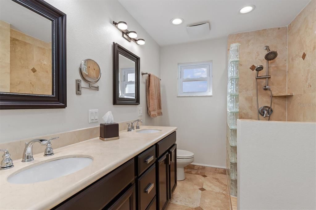 Primary ensuite Bath with Walk-in Shower