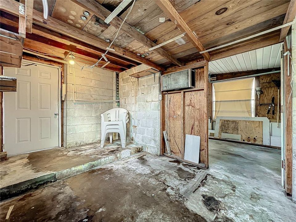 carport laundry area