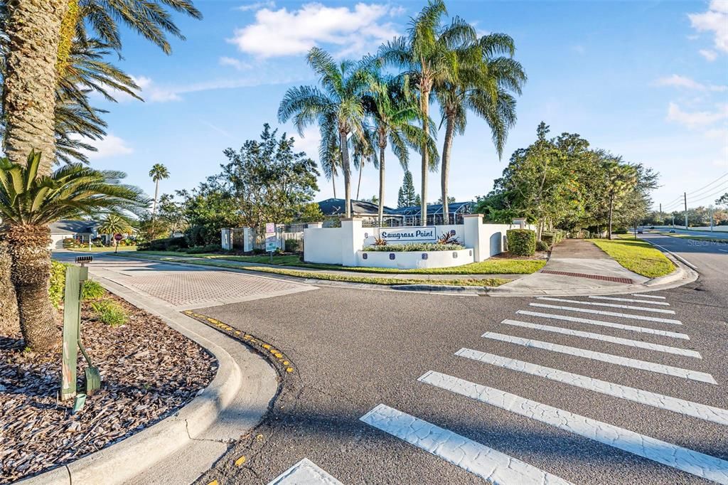 Entrance to Sawgrass Point