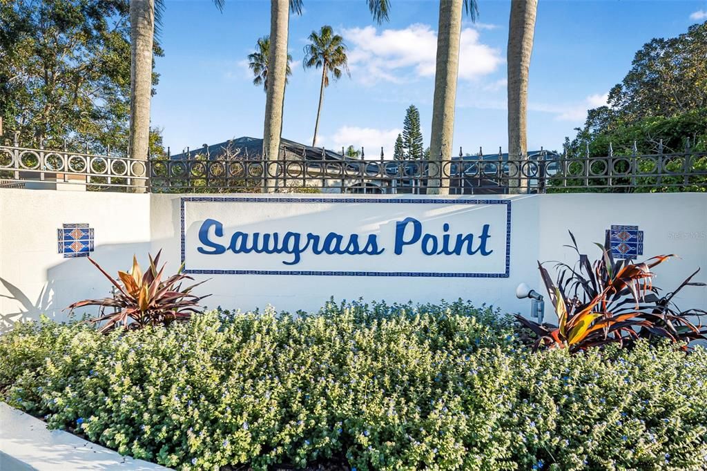 Entrance to Sawgrass Point