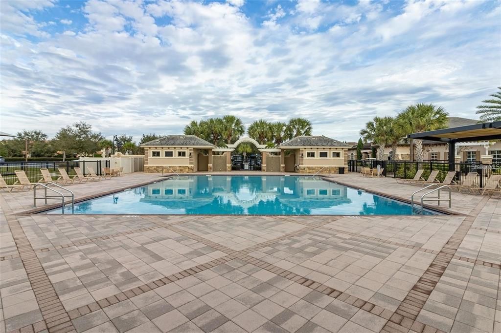 Eagle Creek Community offers amenities such as a Clubhouse, Fitness Center, Gated Community - Guard, Golf Carts OK, Playground, Pool, Restaurant, Tennis Courts and Racketball.