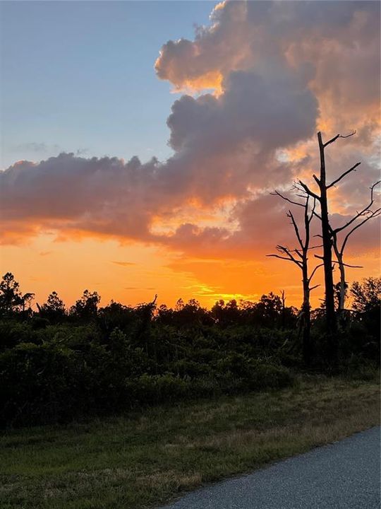 Sunsets in Gulf Cove Community