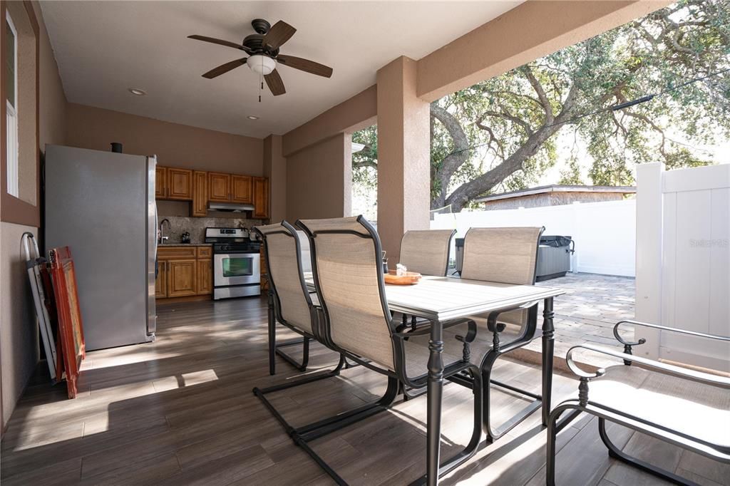 Porch kitchen