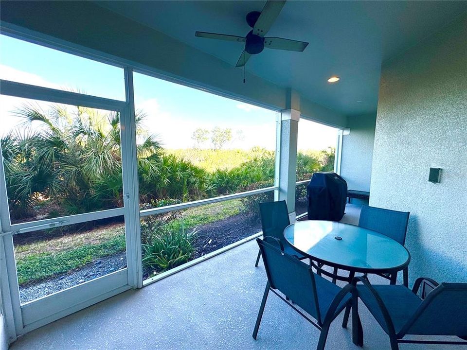 1st floor patio off the 4 car garage