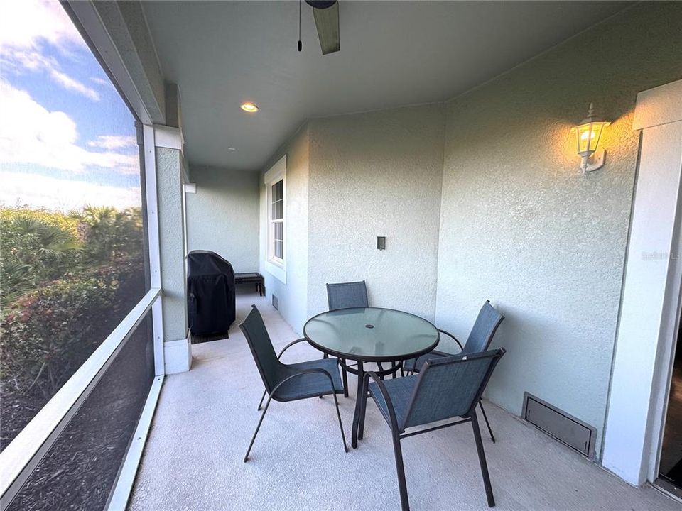 1st floor patio off the 4 car garage