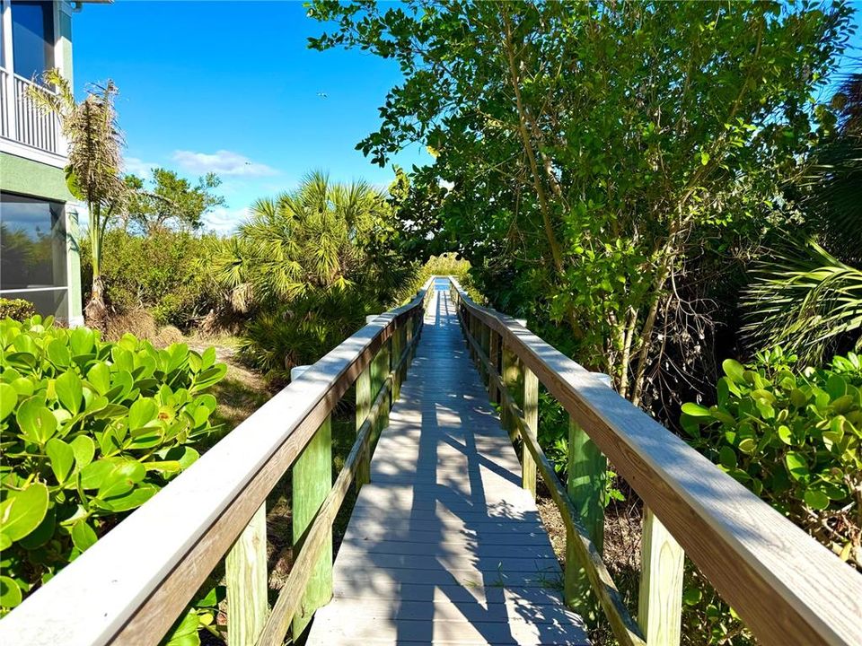 Walk to the dock/kayak launch