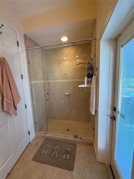 Guest bath walk in shower