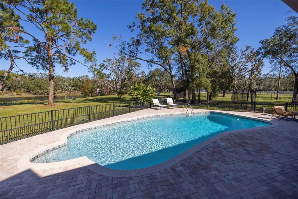 Large inviting pool