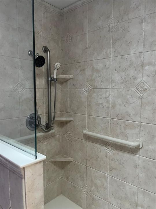 and a nice large shower.