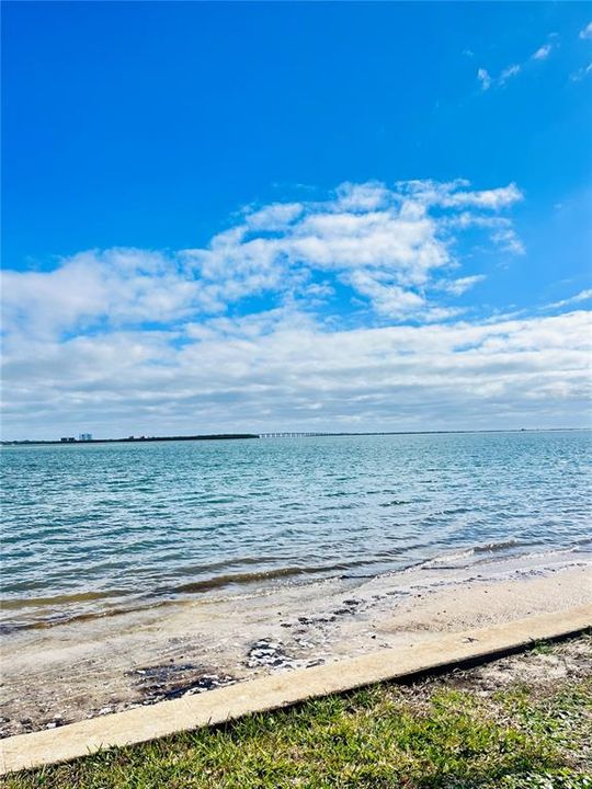 Walk to the shoreline