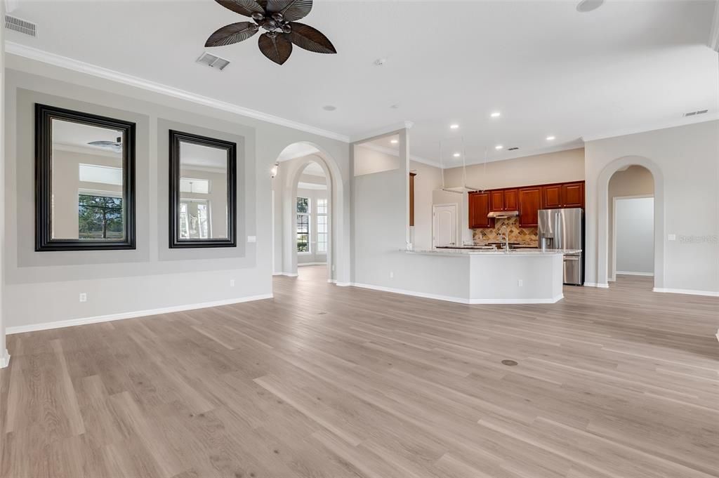 The Open Concept floor plan makes this home ideal for grand gatherings or just a peaceful day at home.