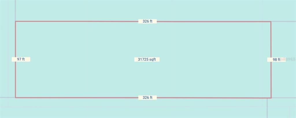 Parcel C06-017:  .72 acres dimensions