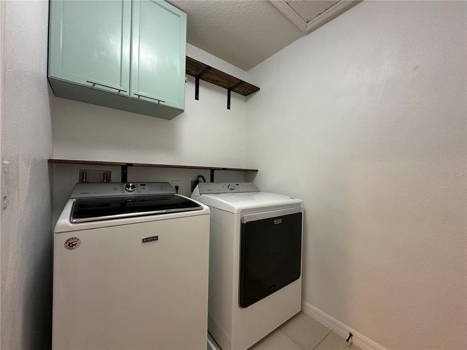 upstairs laundry room