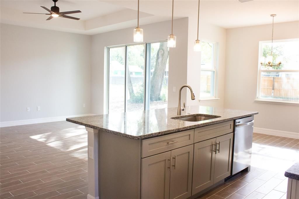 Kitchen Island, light grey