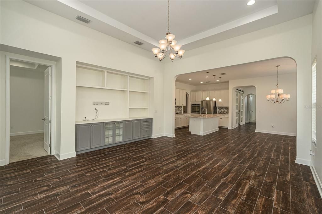 Vacant View of Living and Dining area