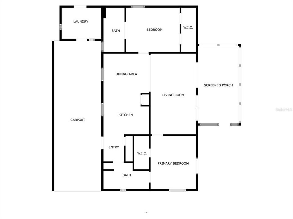 На продажу: $167,000 (2 спален, 2 ванн, 1200 Квадратных фут)