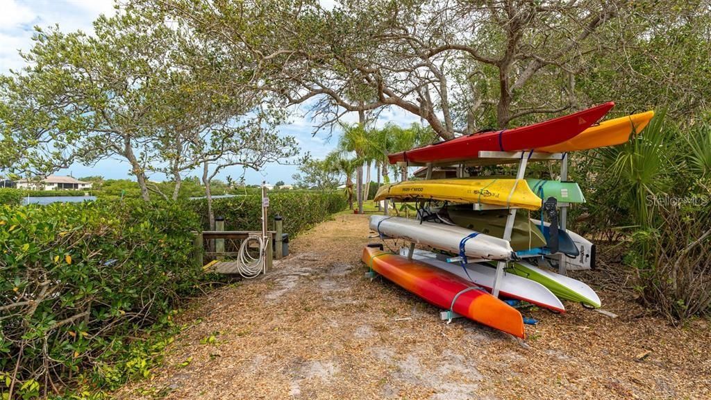 Kayaks Storage