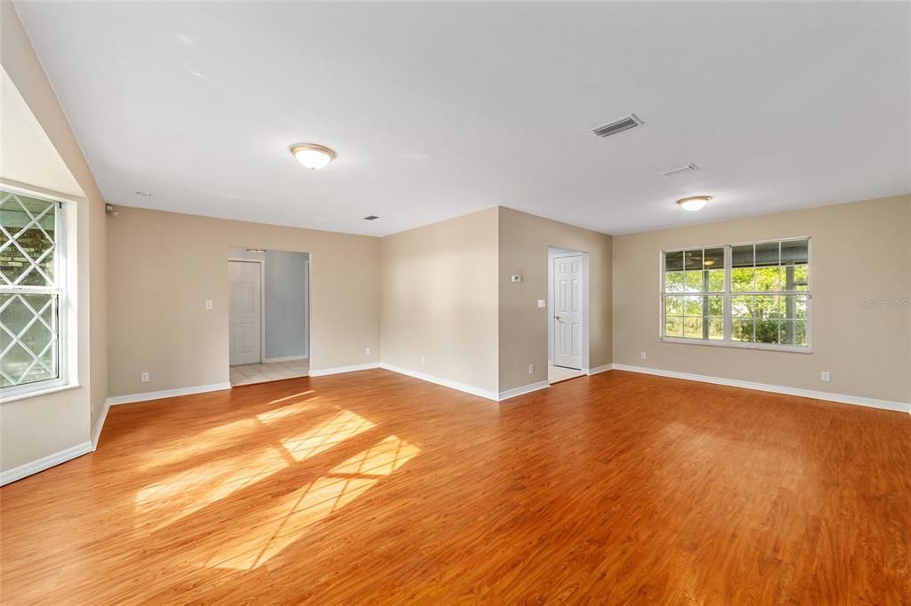 Bay window in Formal  Living Room