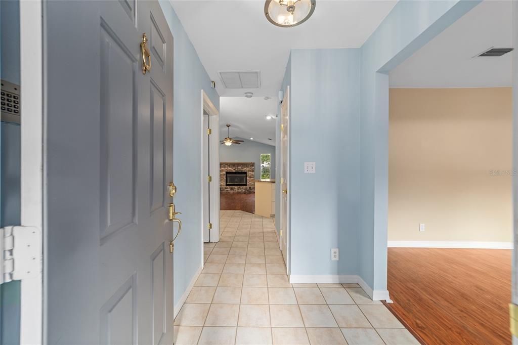 Foyer with Coat Closet