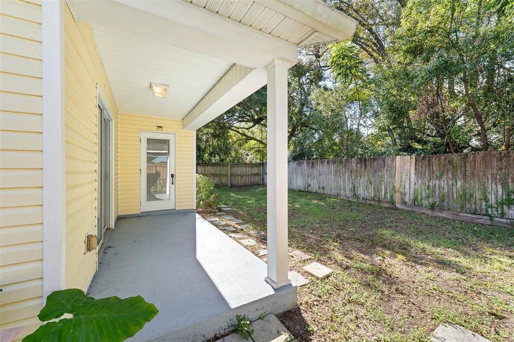 Fenced Backyard + Covered Patio