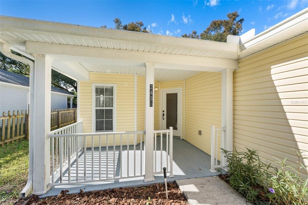 Covered Front Porch