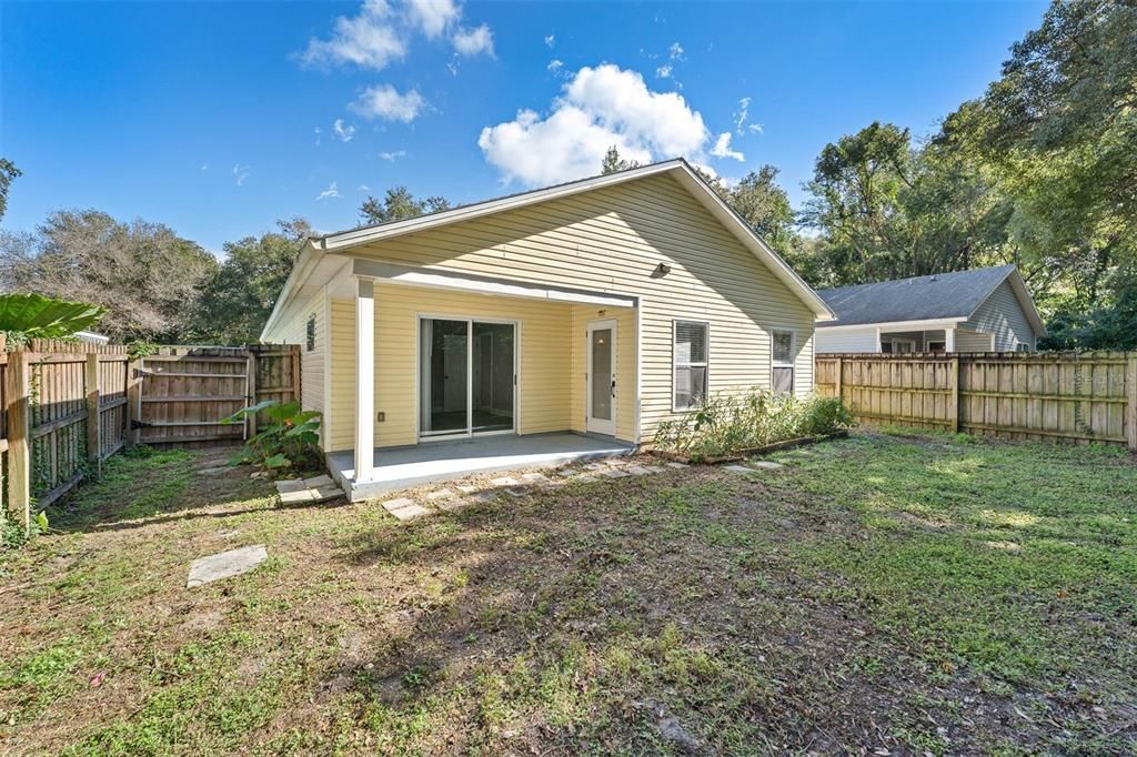 Fenced Backyard