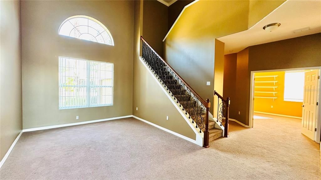 Dining Room overlooking Office / Library