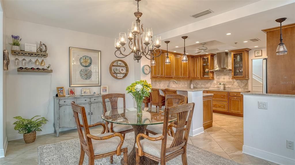 A nice open dining room