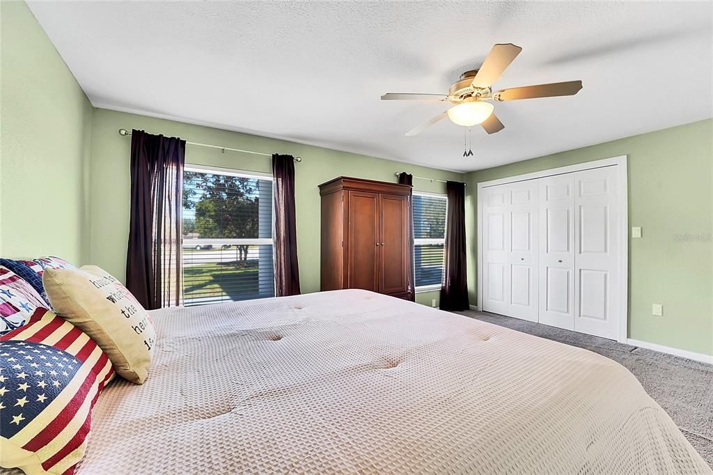 1st of 2 HUGE downstairs bedrooms with full shared bath.