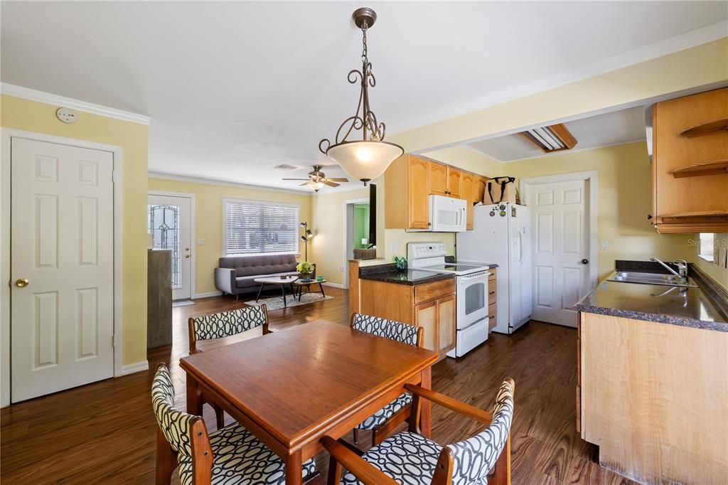 Dining area off the Kitchen.