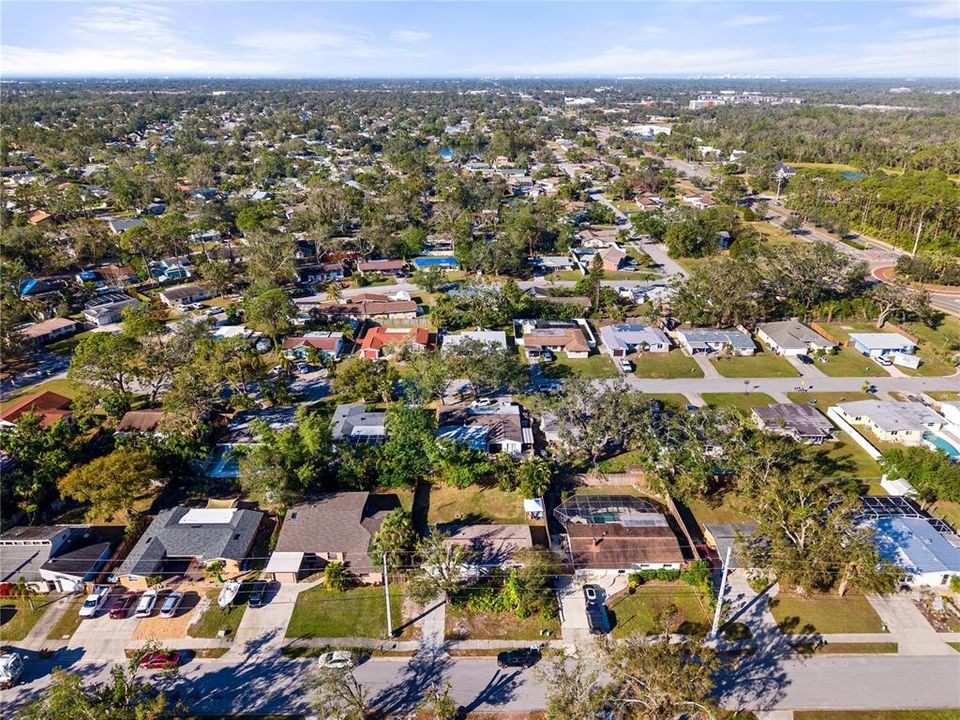 Aerial photo of property.