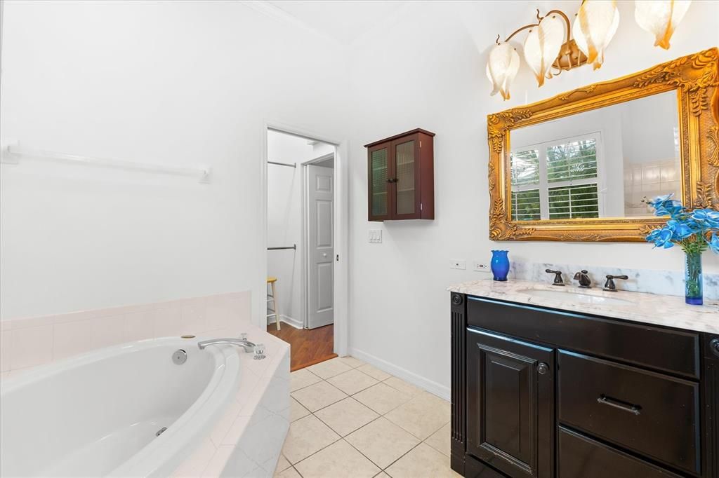 Ensuite bathroom with water closet