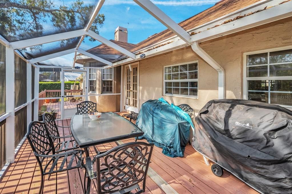 Screen Enclosed Back Porch