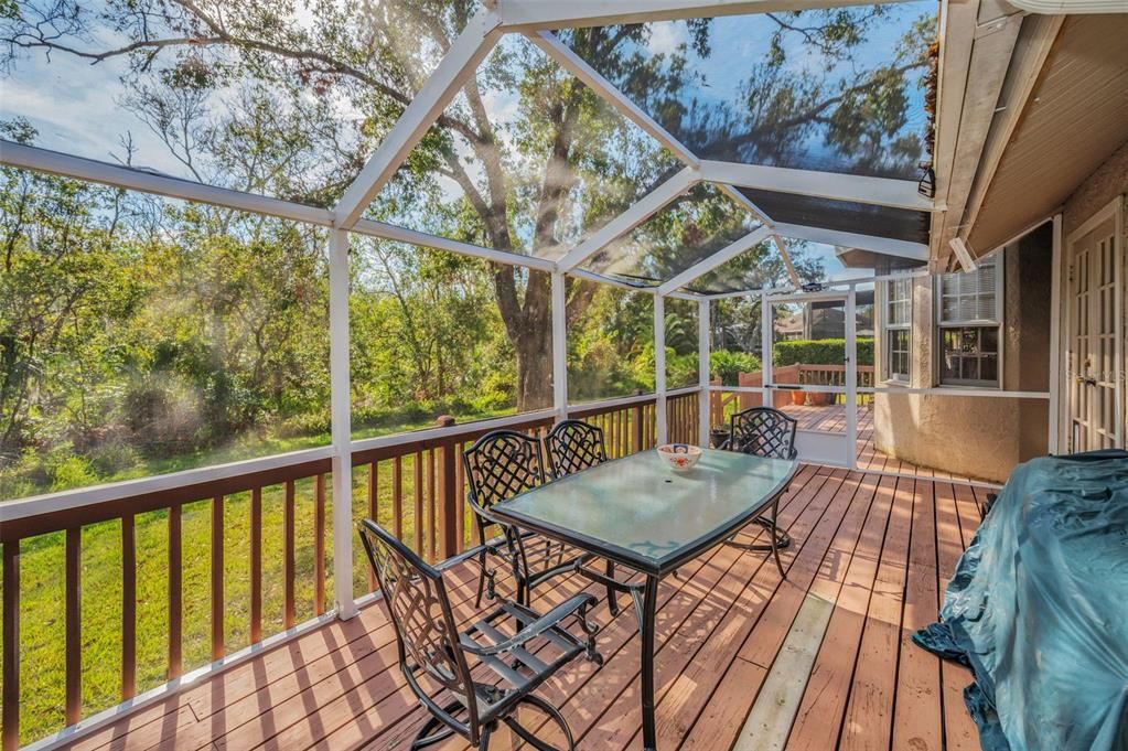 Screen Enclosed Back Porch