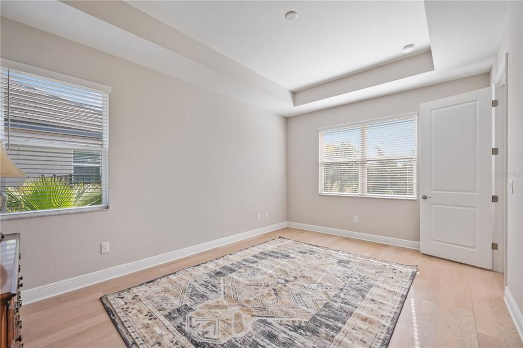 Light and bright main bedroom