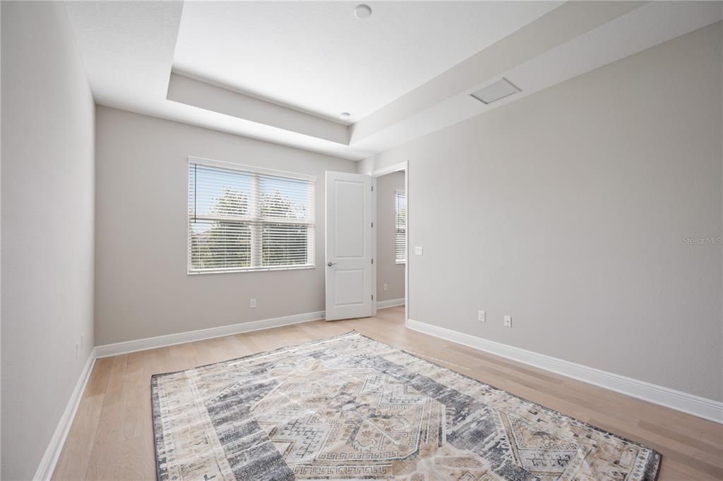 Spacious main bedroom and it's on the first floor