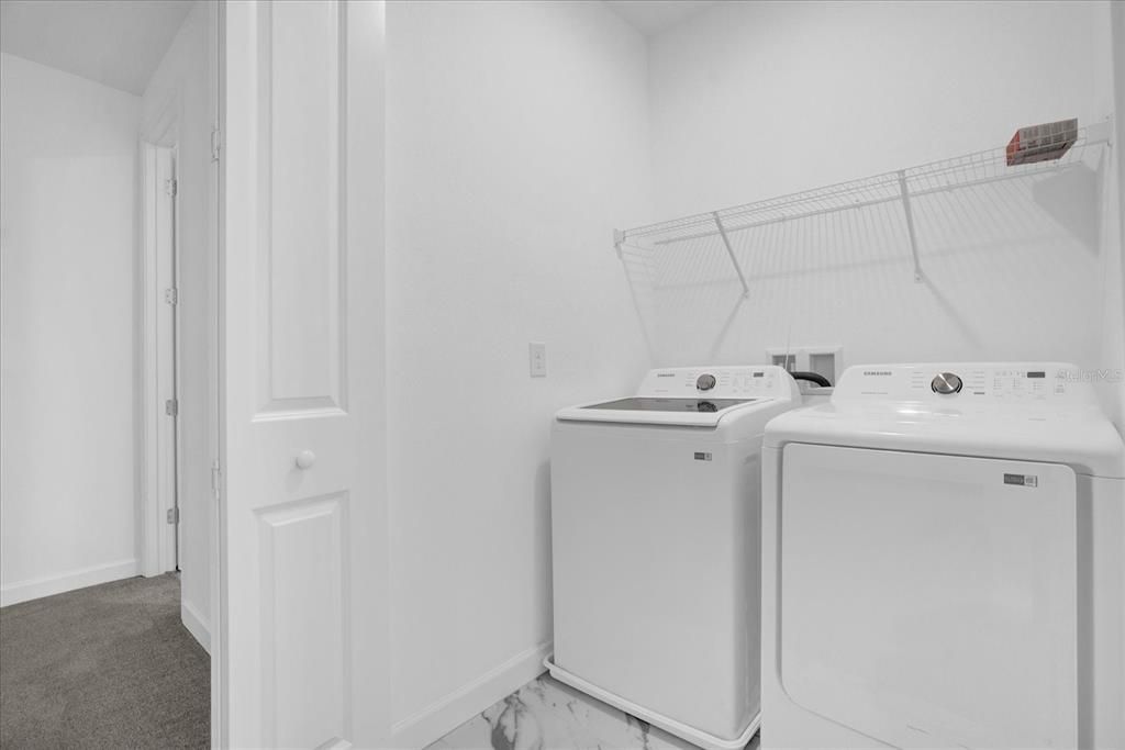 Laundry closet