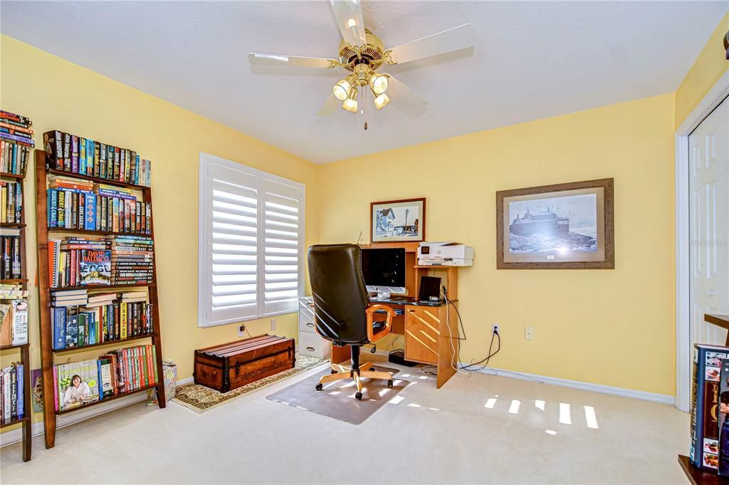 Fifth bedroom is a wonderful flex space!